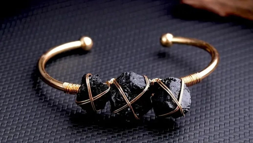 Wire Wrapped Crystal Bracelet