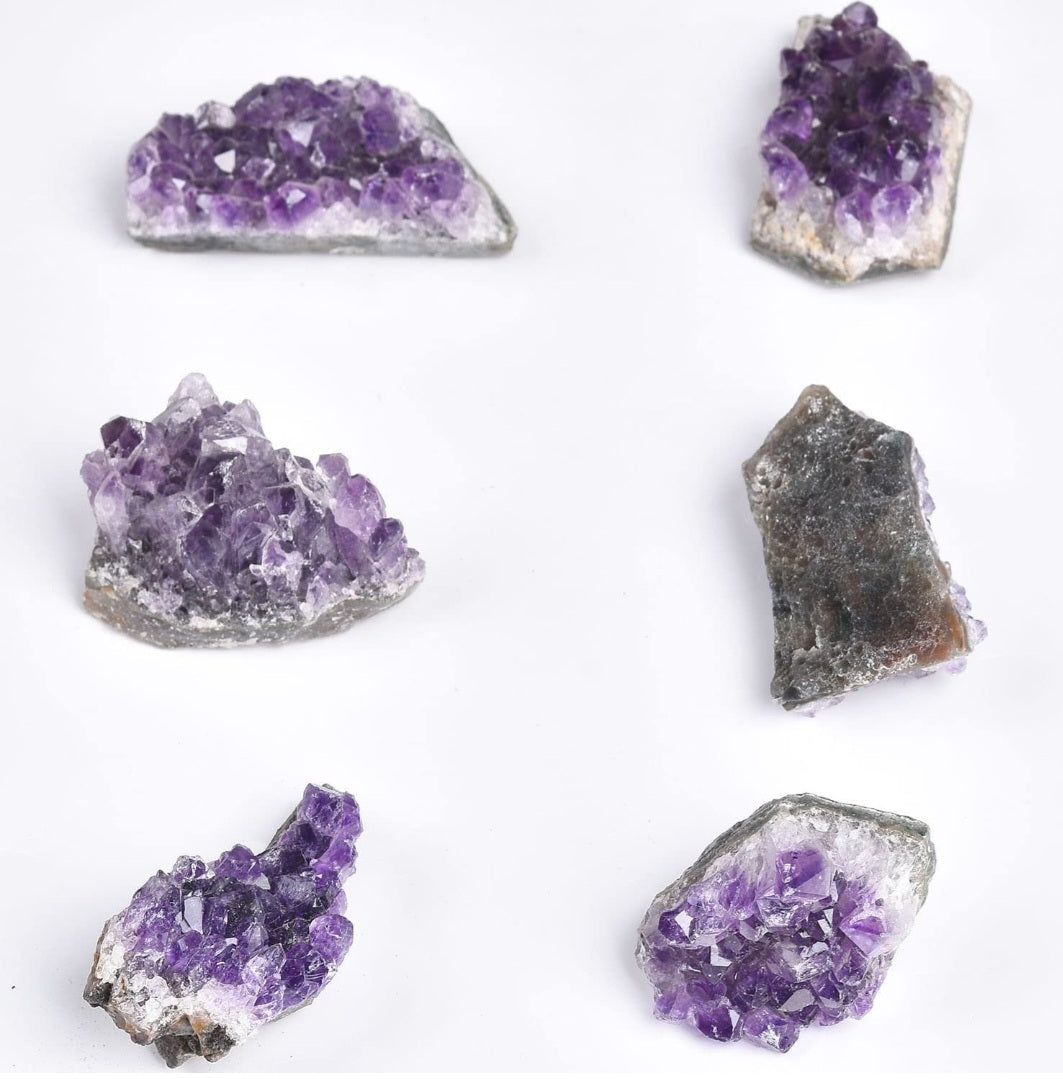 Raw Amethyst Crystal on Matrix