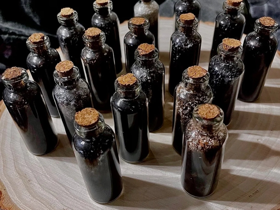Herb and Crystal Infused Black Salt